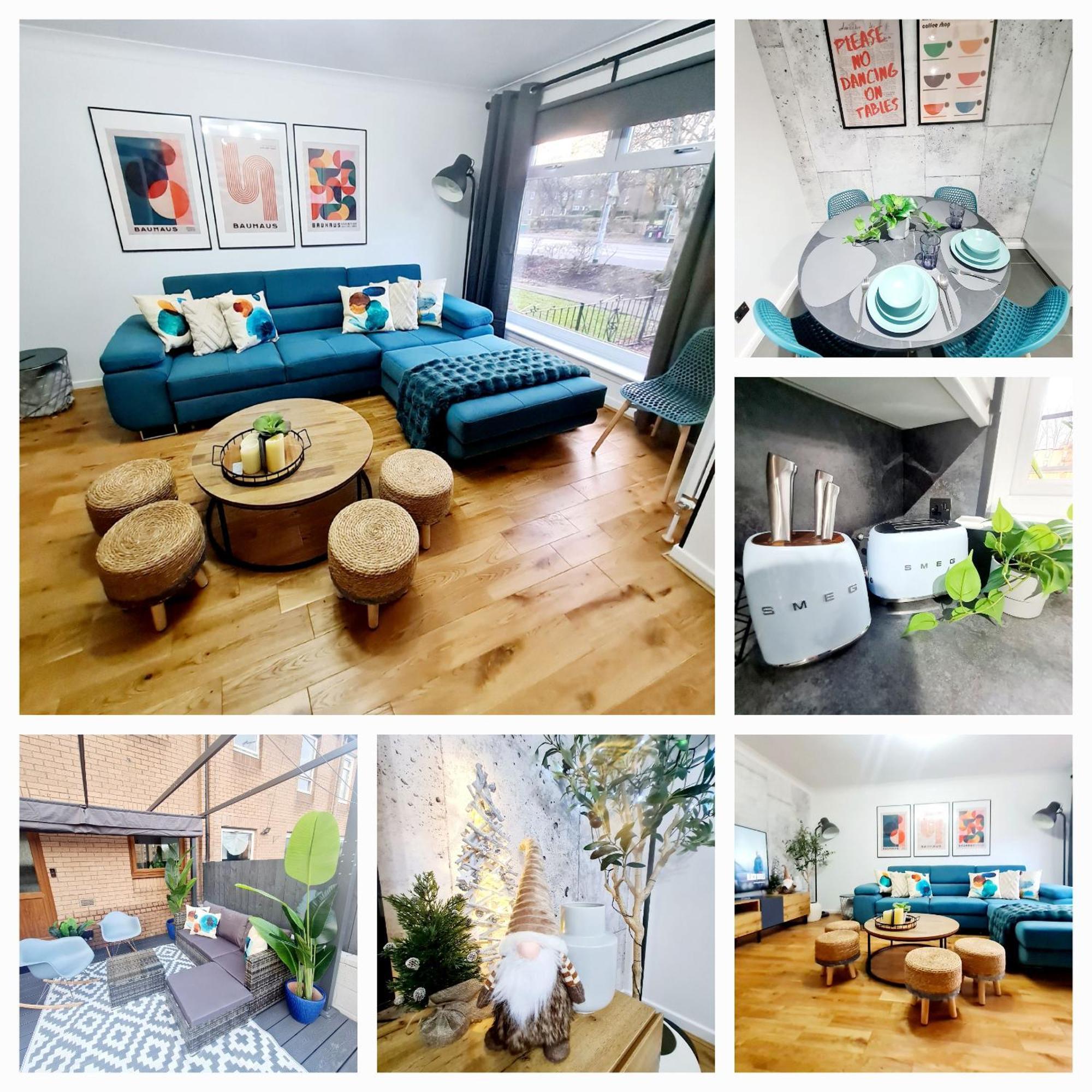 Bright 3Br Walking Distance To Town - Free Parking Apartment Glasgow Bagian luar foto